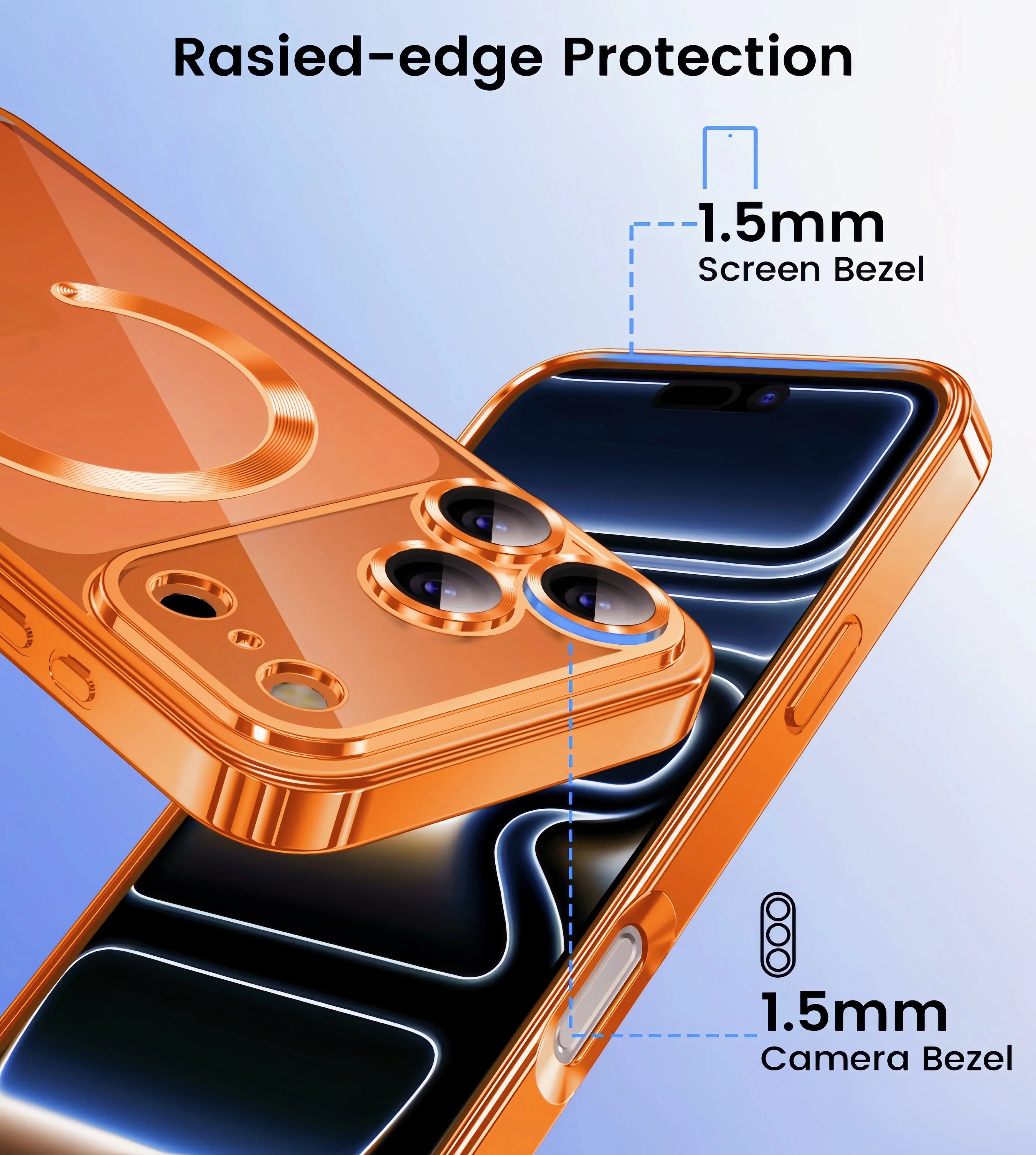 Clear Drop Protective With Magnetic Case