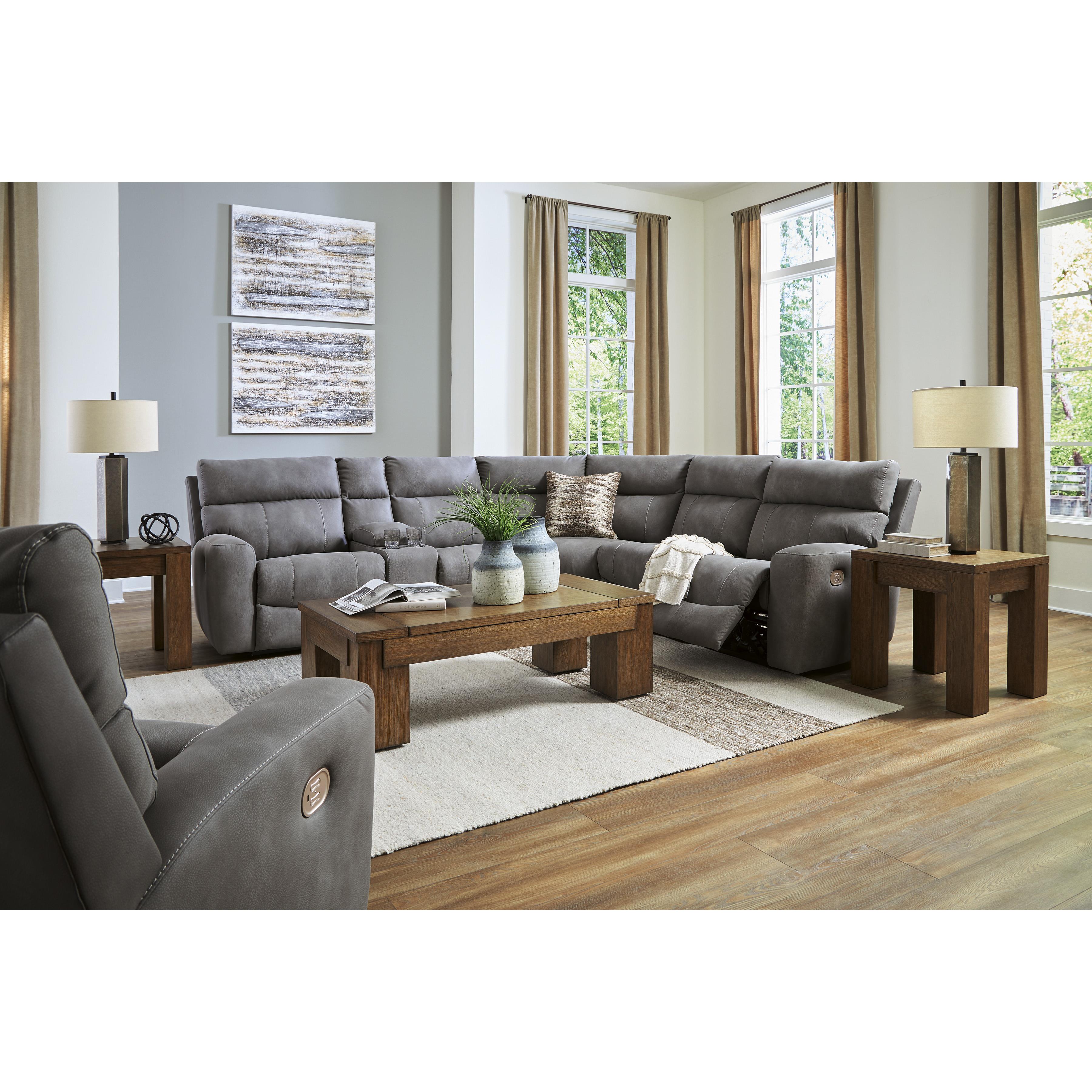 Signature Design by Ashley Next-Gen DuraPella Power Leather Look Recliner 6100313C