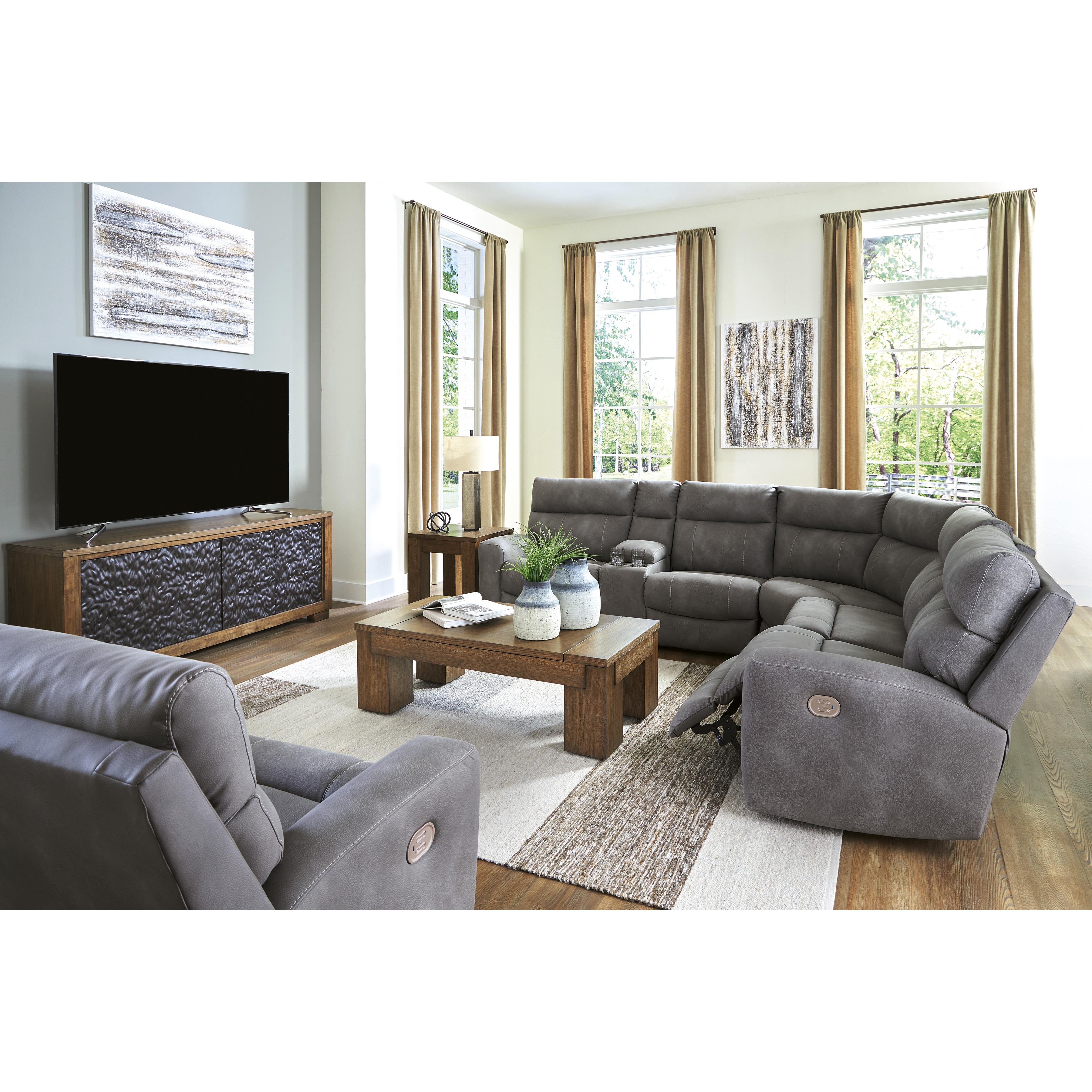 Signature Design by Ashley Next-Gen DuraPella Power Leather Look Recliner 6100313C