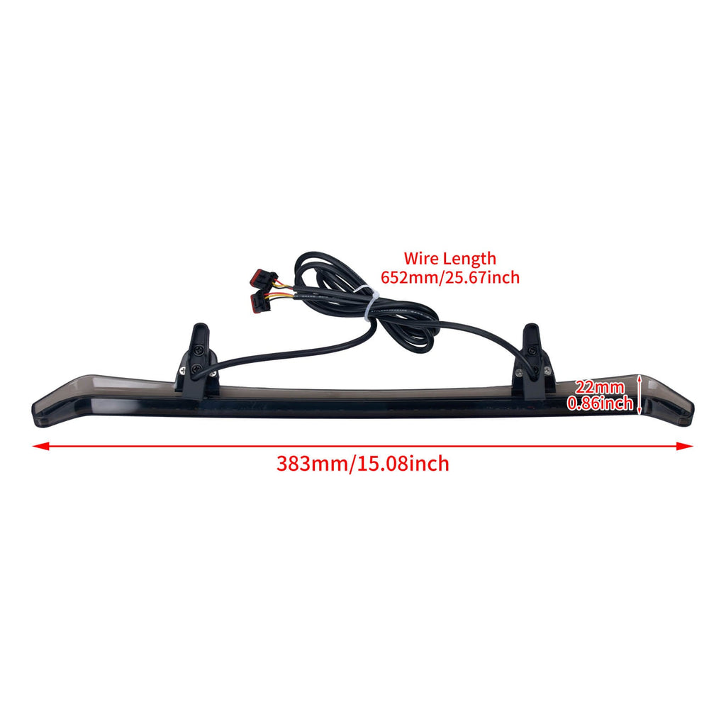 Front Windshield Trim LED Light Assembly for Harley Road Glide FLTRX '24-'25丨HCmotorku