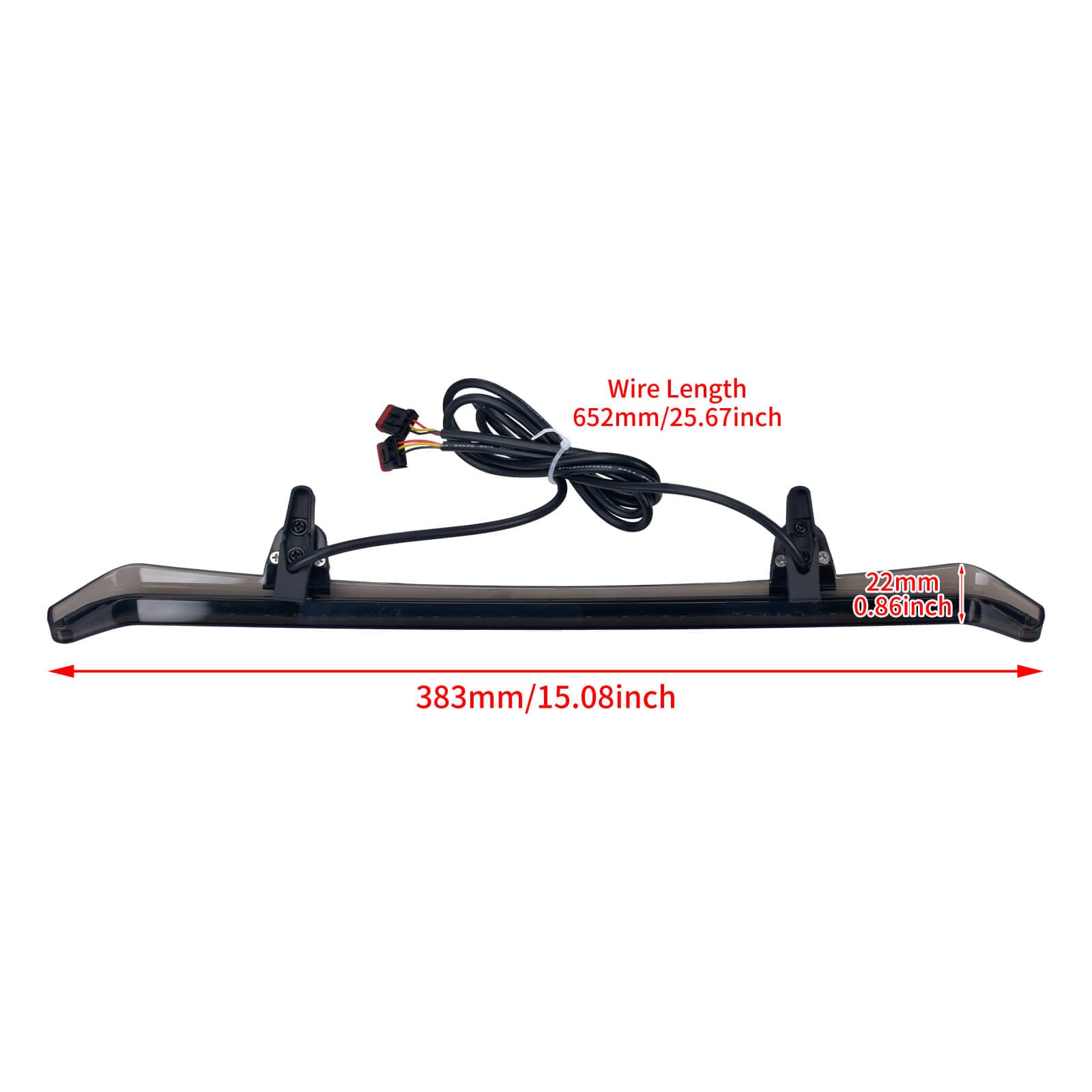 Front Windshield Trim LED Light Assembly for Harley Road Glide FLTRX '24-'25丨HCmotorku