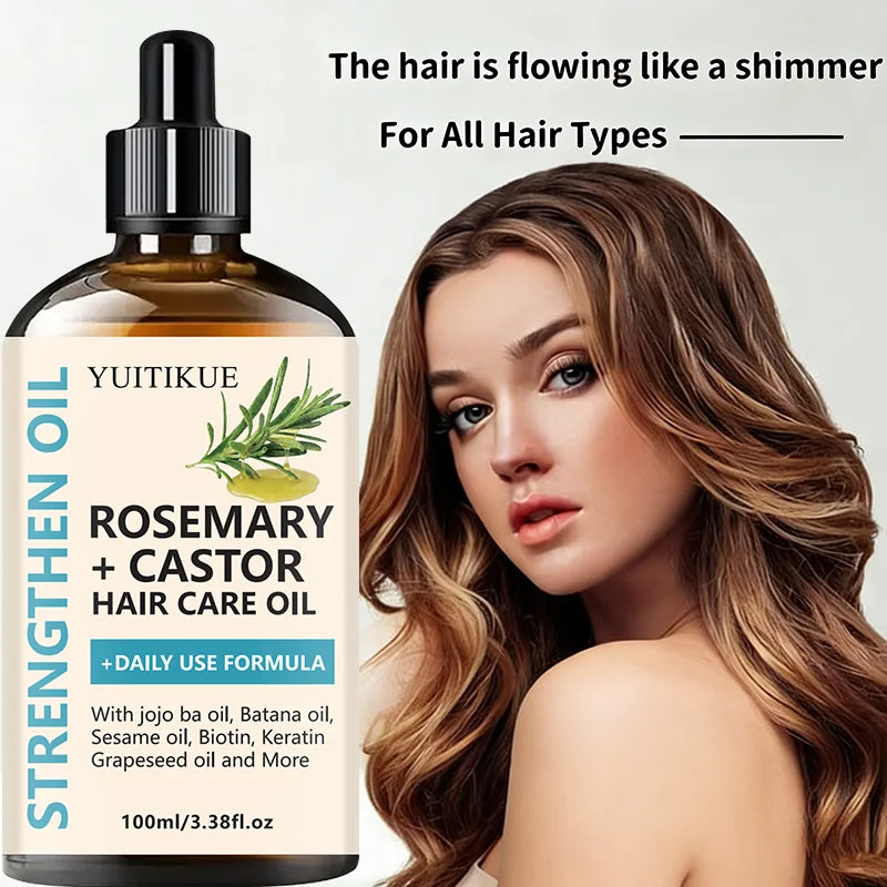 Rosemary + Castor Hair Care Oil | Strengthening Daily Formula