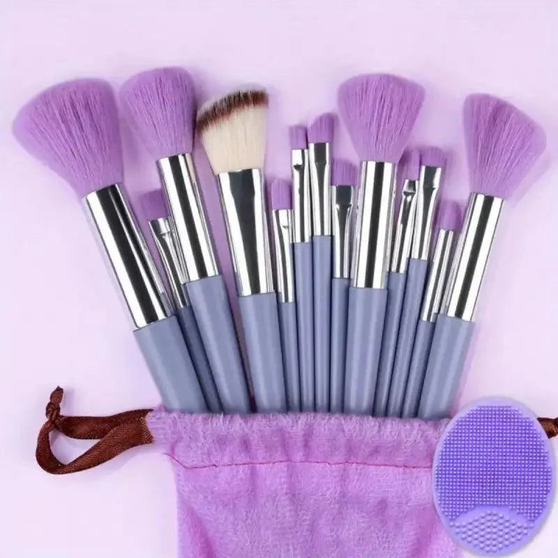 Professional 13–16Pcs Makeup Brush Set with Bag