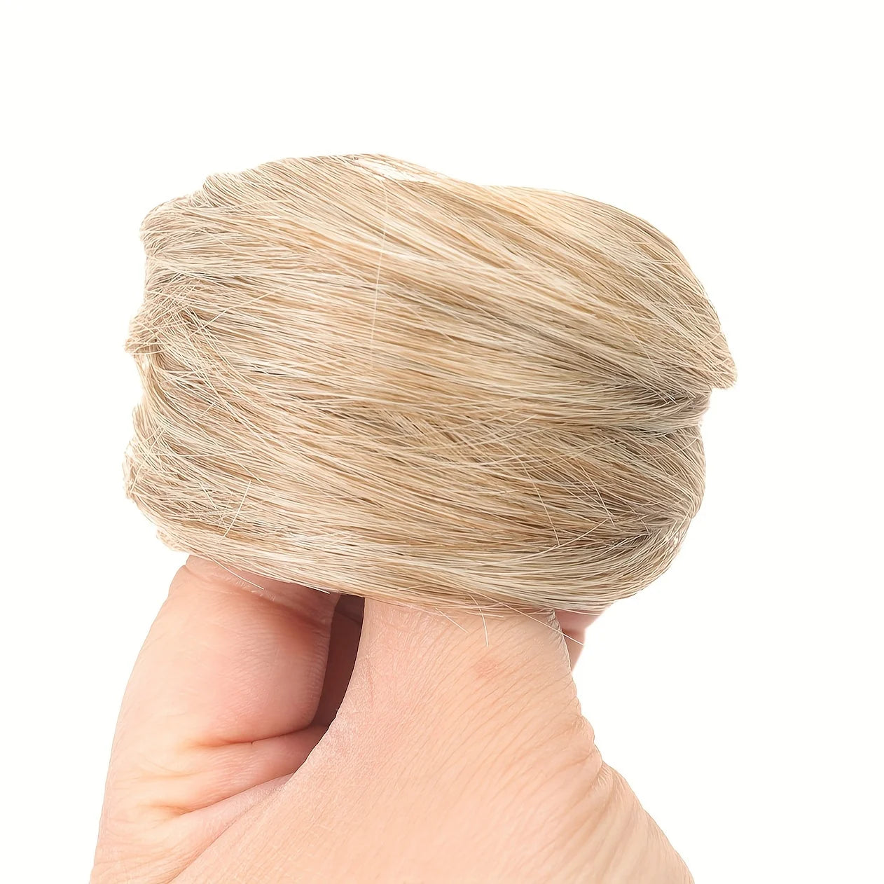 Human Hair Buns Ponytail Hairpiece Brazilian Hair Pieces Bun For Women Scrunchies Updos Donut Chignon 100% Human Hair Extensions