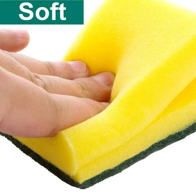 Magic Cleaning Sponge Double Sided Kitchen Scrubber Pads
