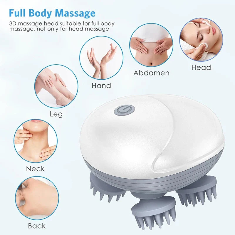 Electric Scalp Head Massager