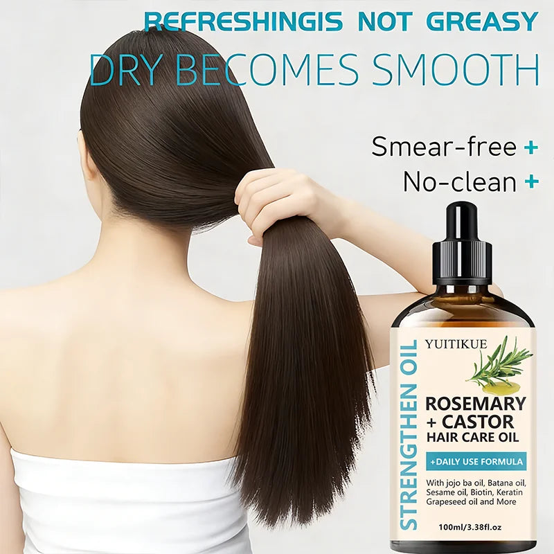 Rosemary + Castor Hair Care Oil | Strengthening Daily Formula