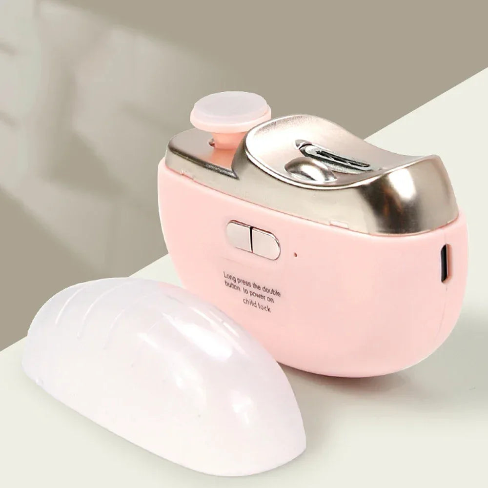 Electric Nail Clipper & Polisher with Light
