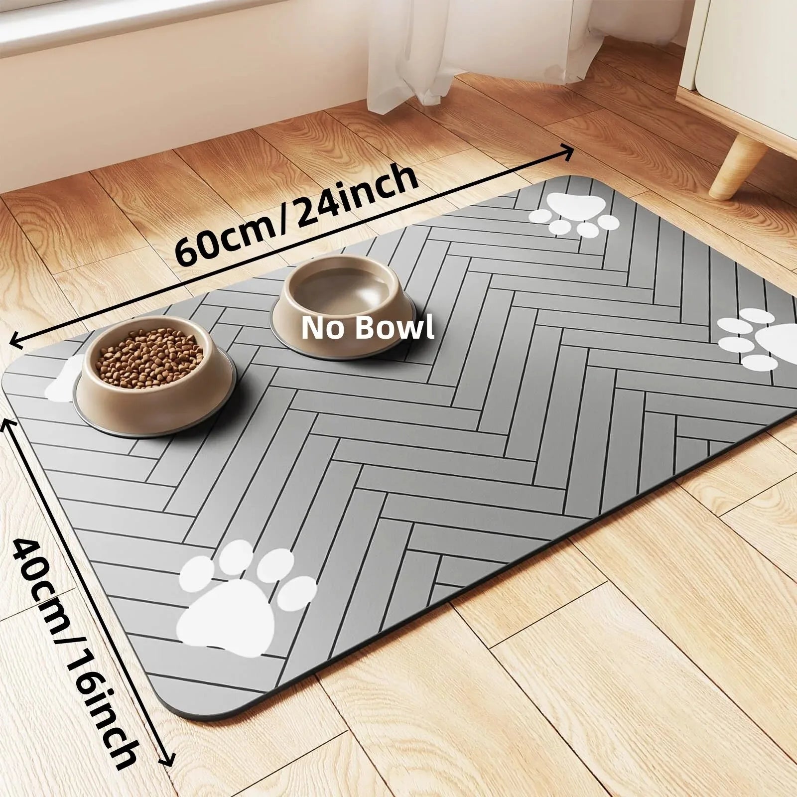 Diatom mud cat dog pet, dirt resistant, easy to maintain, feeding mat, home pet feeding