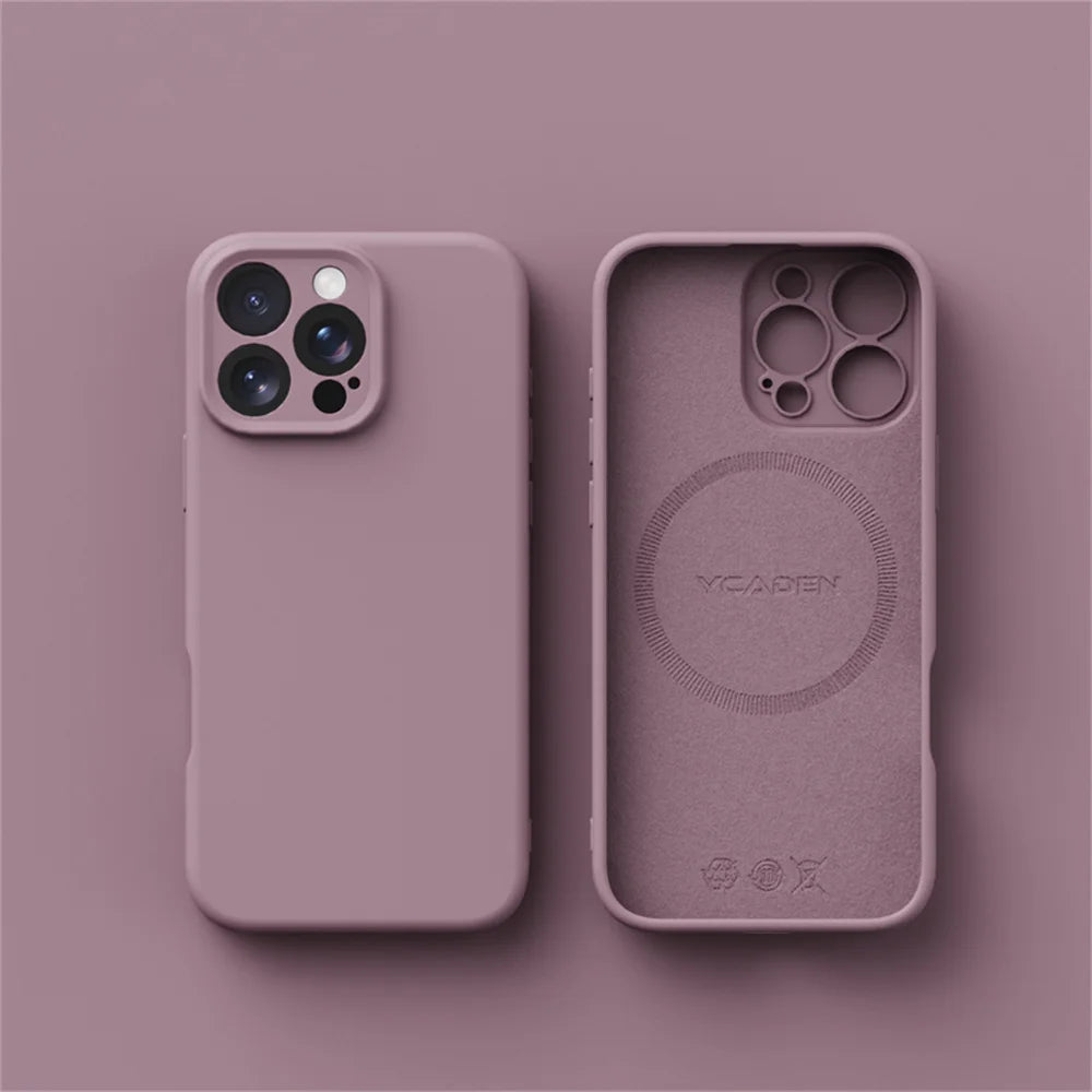 Silicone Magsafe Phone Case  (iPhone 17, 16, 15, 14, 13, 12 Pro Max, 16 Plus, 17 Air)