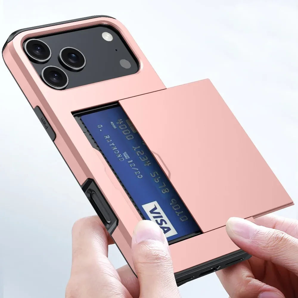 Armor Wallet Card Holder case for IPhone