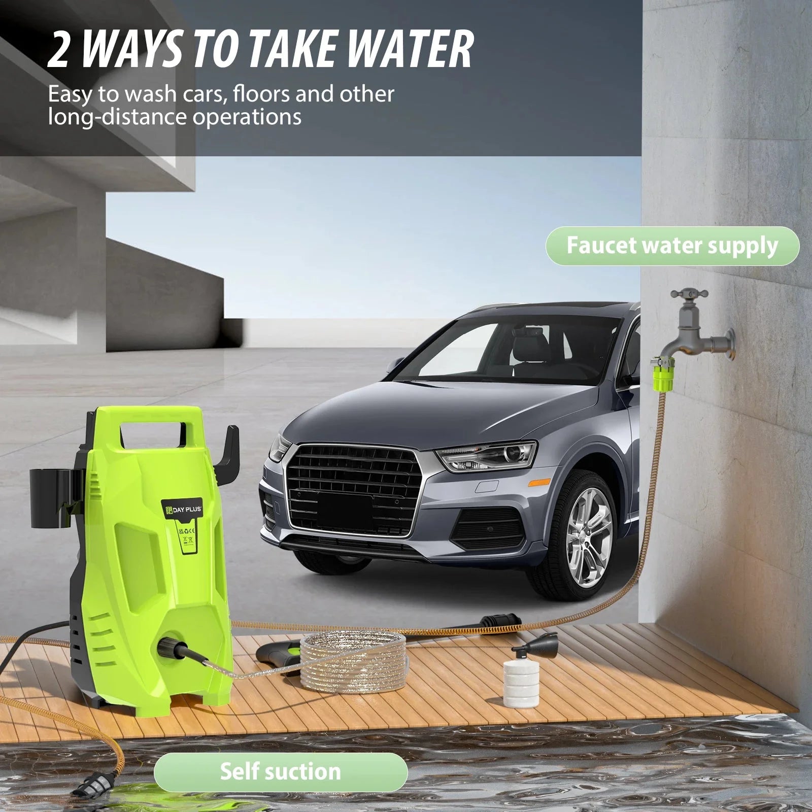 Pressure Washer – 3000W Electric Power Washer with 200 Bar & 7M Hose