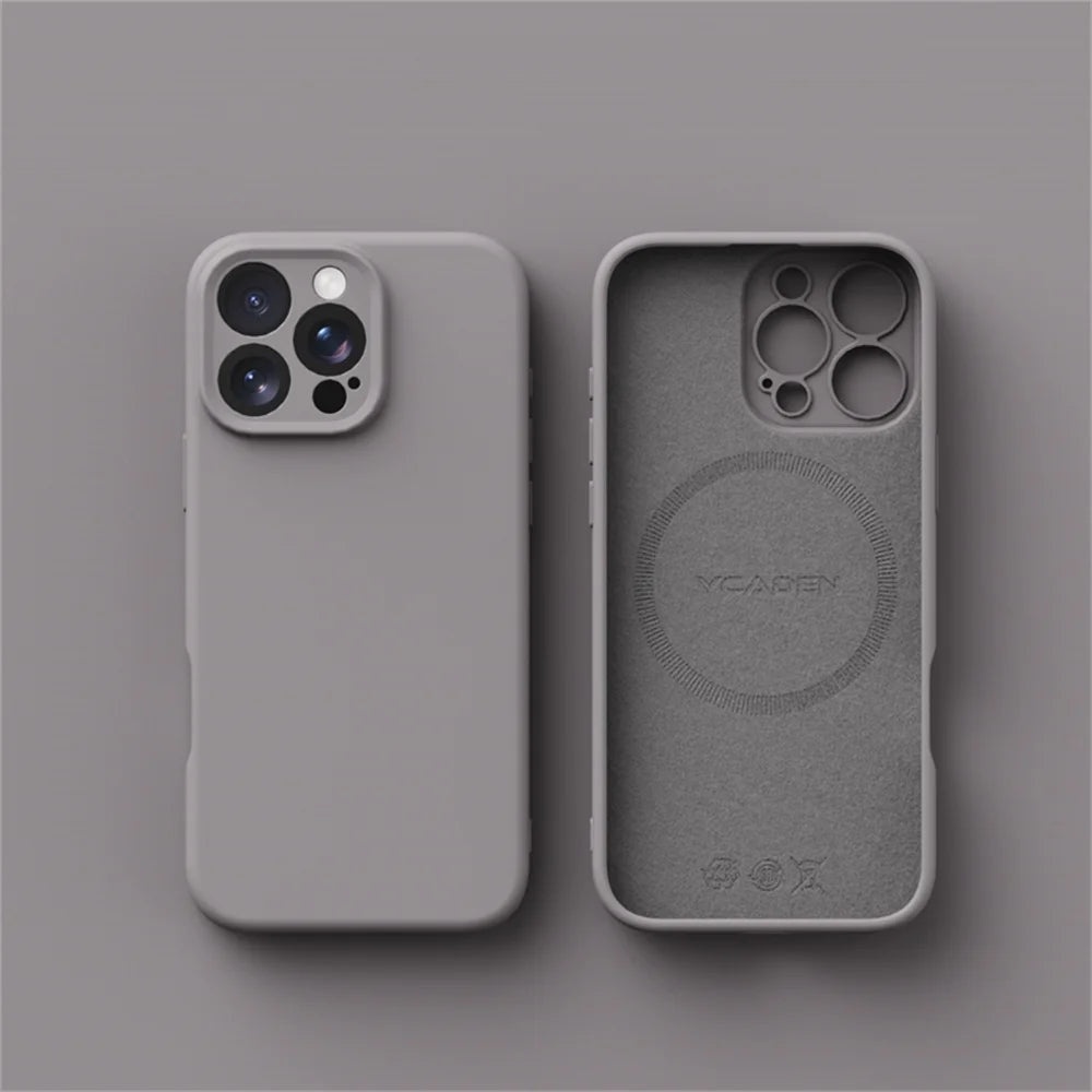 Silicone Magsafe Phone Case  (iPhone 17, 16, 15, 14, 13, 12 Pro Max, 16 Plus, 17 Air)