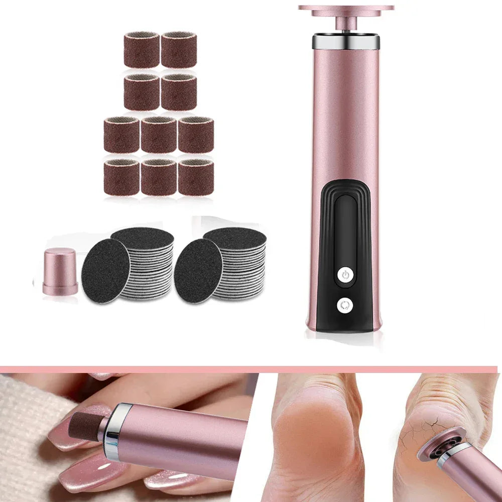 Electric Nail Clipper & Polisher with Light