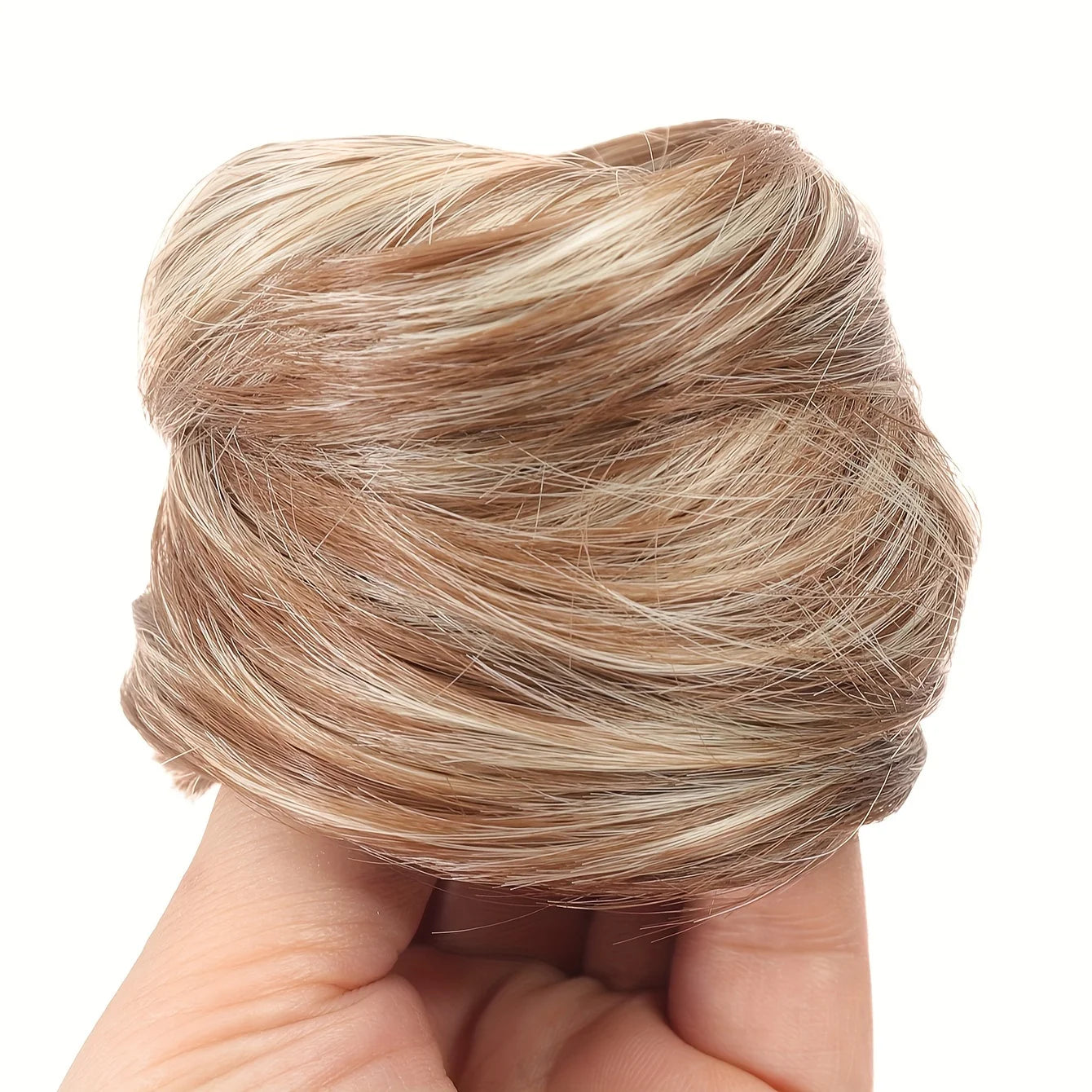 Human Hair Buns Ponytail Hairpiece Brazilian Hair Pieces Bun For Women Scrunchies Updos Donut Chignon 100% Human Hair Extensions