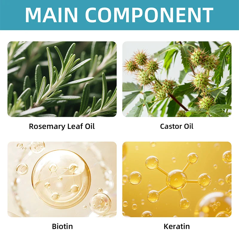 Rosemary + Castor Hair Care Oil | Strengthening Daily Formula