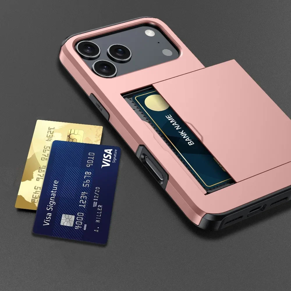 Armor Wallet Card Holder case for IPhone
