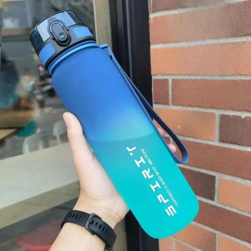 HydraFlow 1L Sports Water Bottle Leakproof Portable Gym Travel Drinking Jug