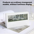 Electronic Clock Temperature Humidity Meter Weather Station for Home With Alarm LED Thermometer Thermo-Hygrometer Multifunction