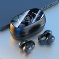 Wireless Ear Clip Bluetooth Headphones – Open-Ear Sport Earbuds with Mic