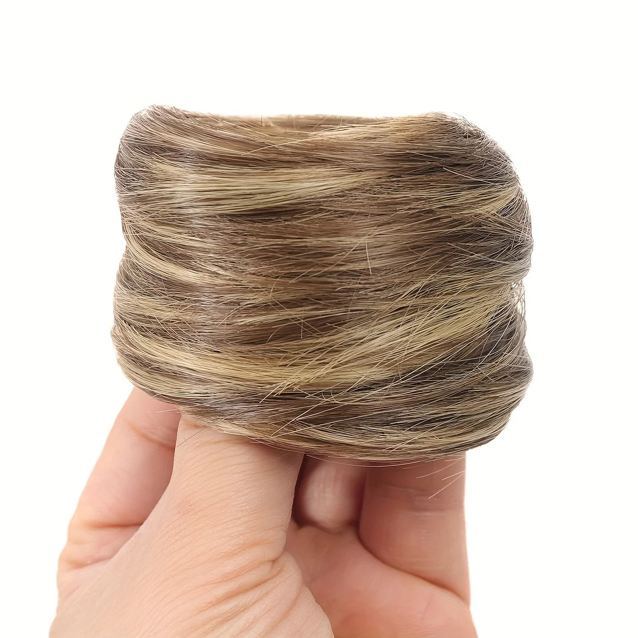 Human Hair Buns Ponytail Hairpiece Brazilian Hair Pieces Bun For Women Scrunchies Updos Donut Chignon 100% Human Hair Extensions