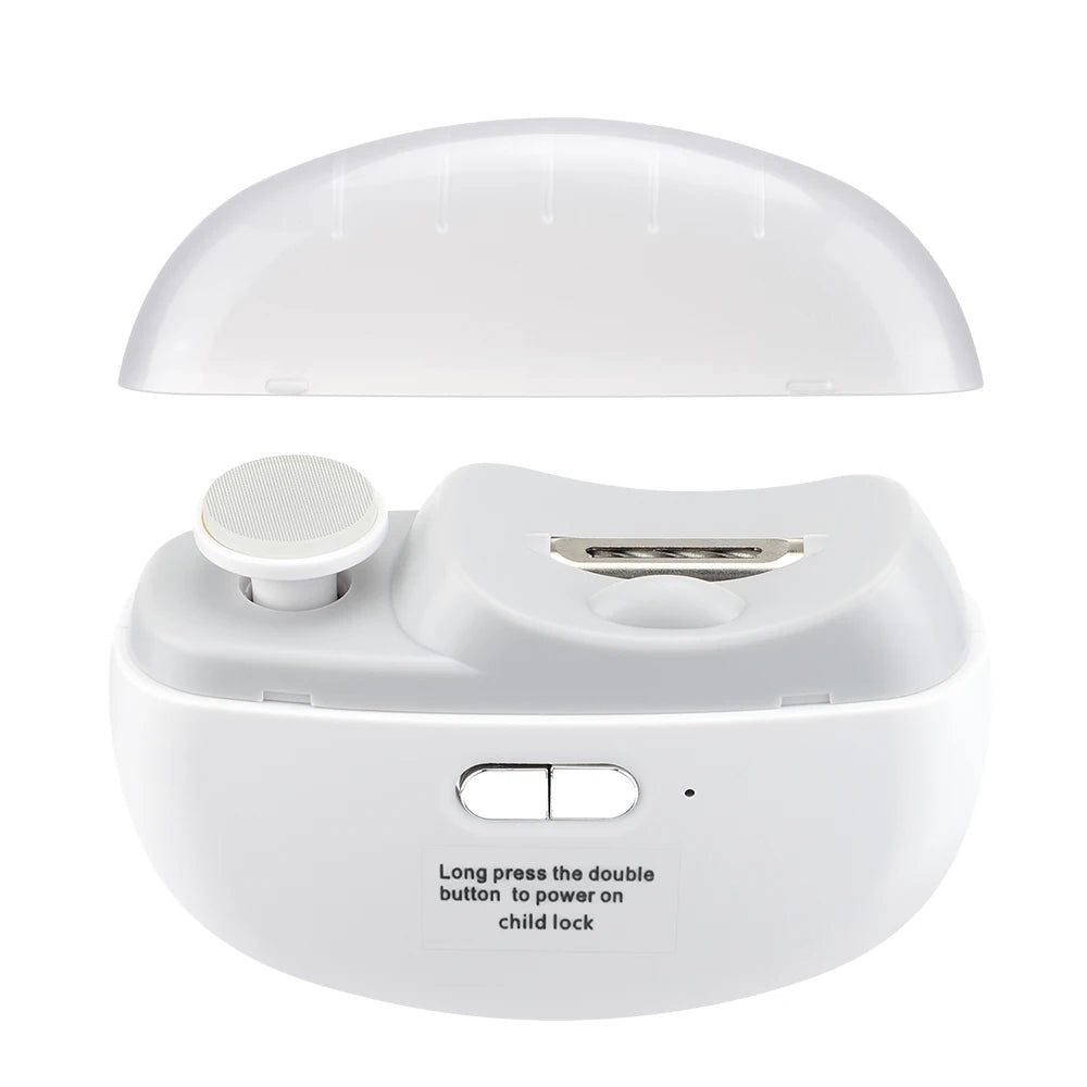 Electric Nail Clipper & Polisher with Light