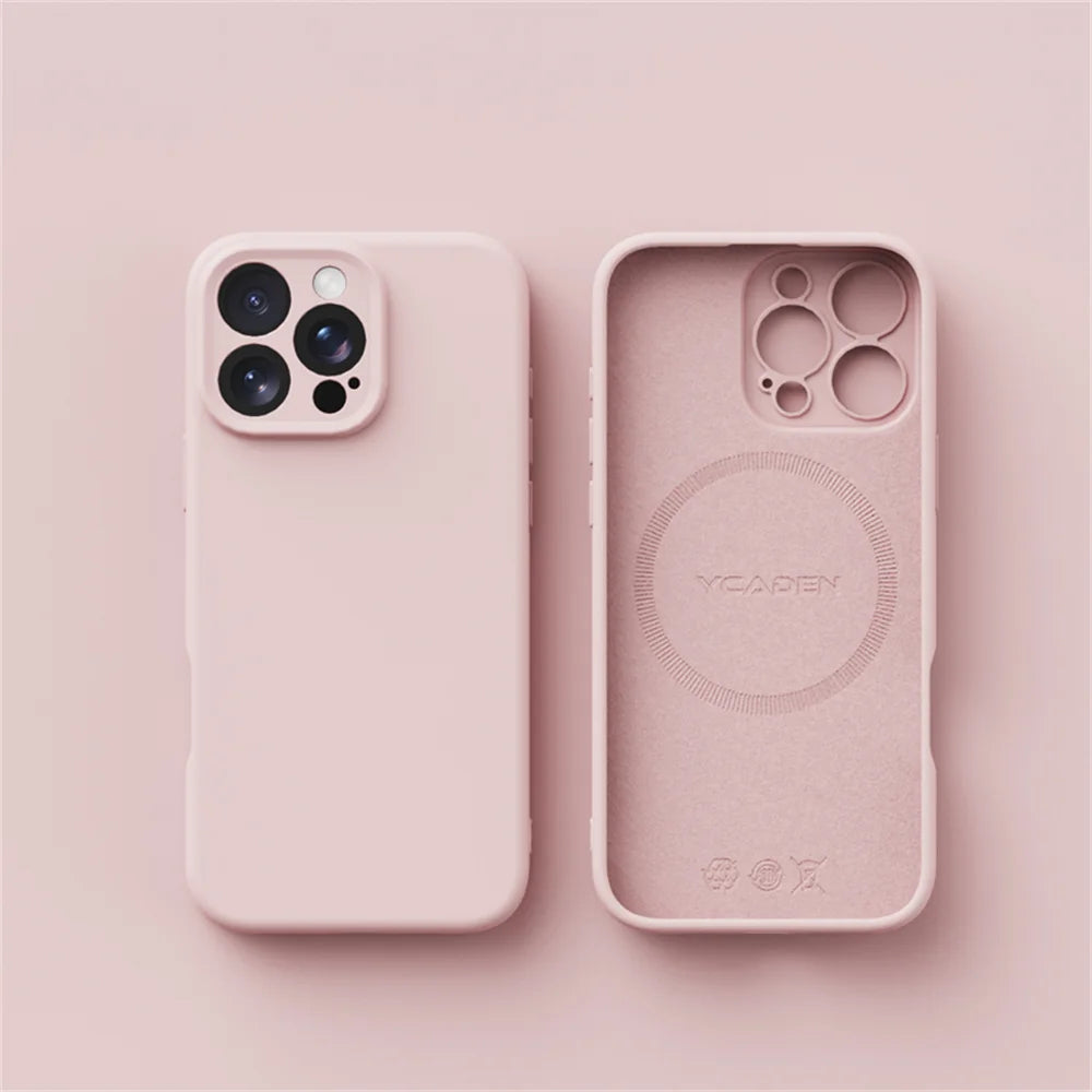 Silicone Magsafe Phone Case  (iPhone 17, 16, 15, 14, 13, 12 Pro Max, 16 Plus, 17 Air)