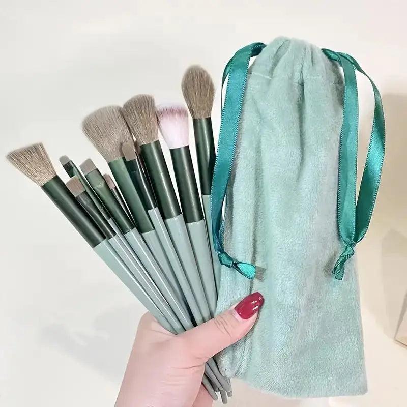 Professional 13–16Pcs Makeup Brush Set with Bag