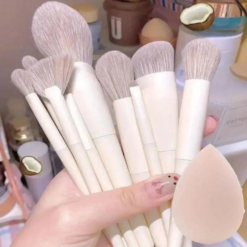 Professional 13–16Pcs Makeup Brush Set with Bag