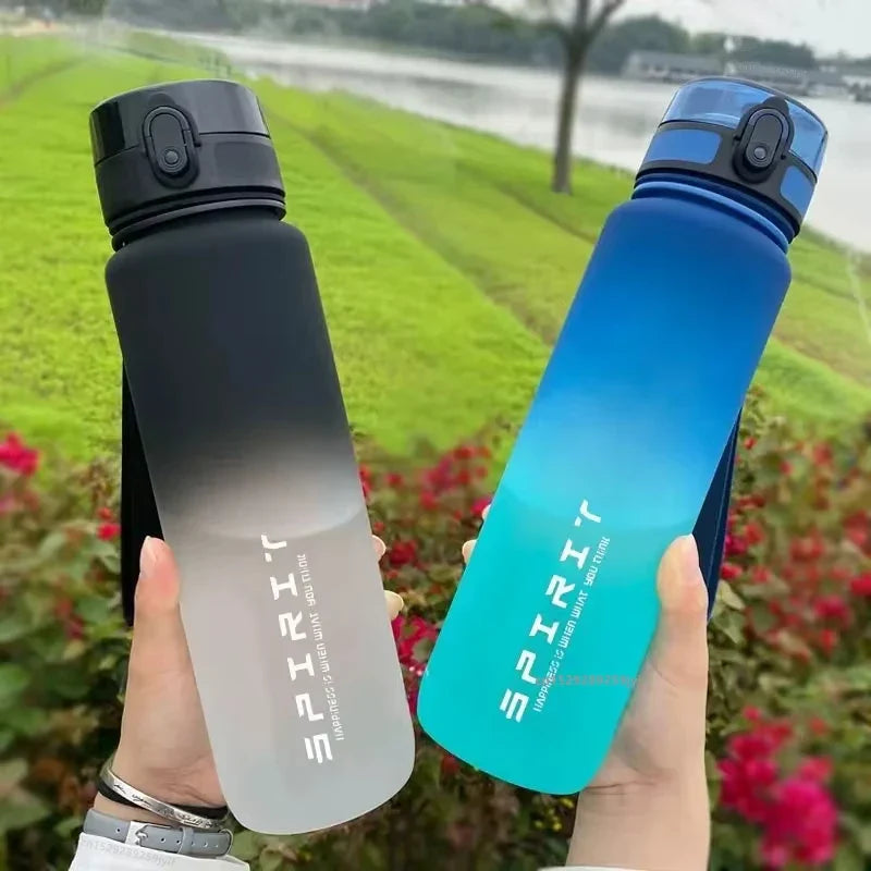 HydraFlow 1L Sports Water Bottle Leakproof Portable Gym Travel Drinking Jug