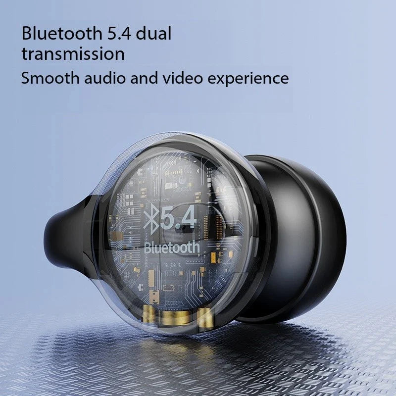 Wireless Ear Clip Bluetooth Headphones – Open-Ear Sport Earbuds with Mic