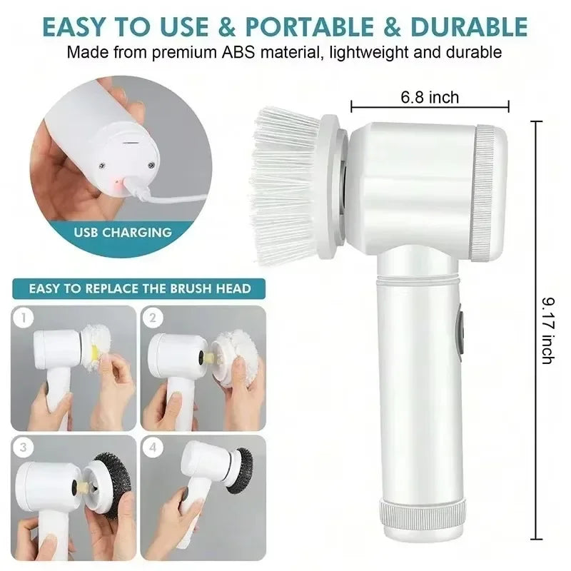 The Kitchify™ Cordless Spin Scrubber