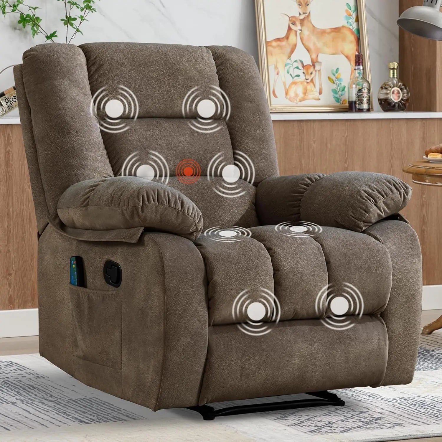 Signature Design by Ashley Next-Gen DuraPella Power Leather Look Recliner 6100313C