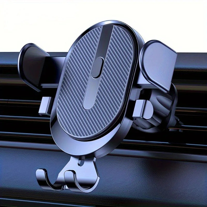 New Gravity Car Phone Holder Car Air Vent Hook Clip Mount Smartphone GPS Car Stand Bracket Support in Car 1PCS