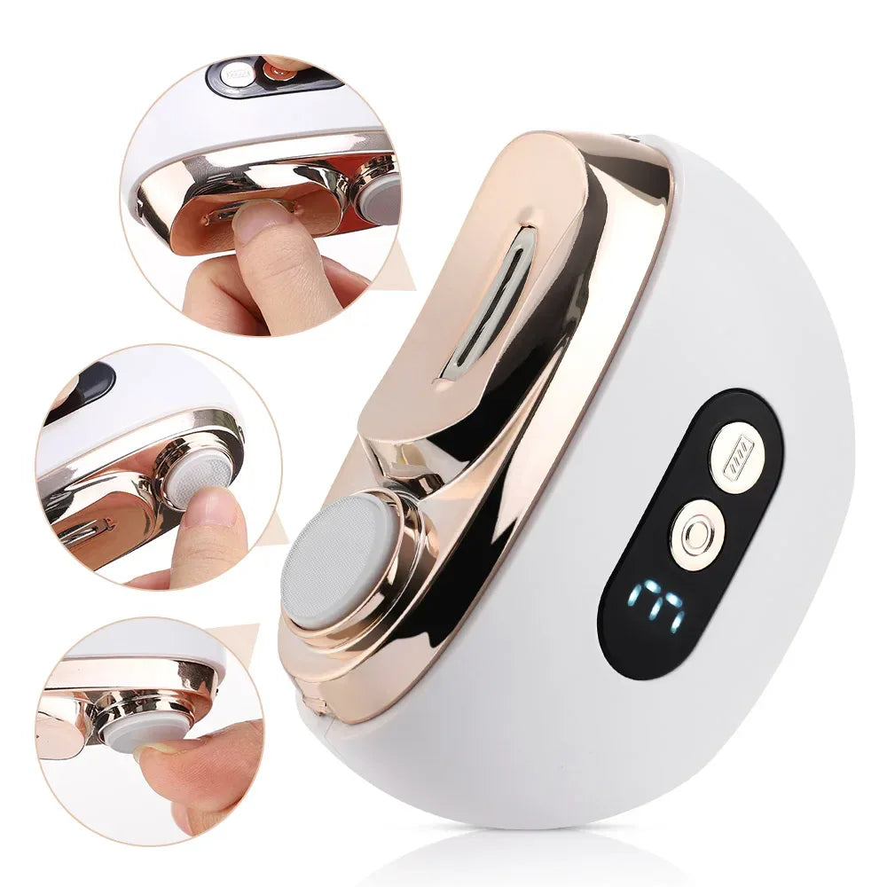Electric Nail Clipper & Polisher with Light