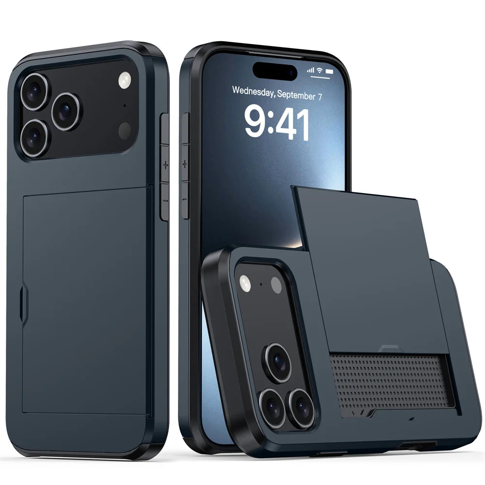 Armor Wallet Card Holder case for IPhone