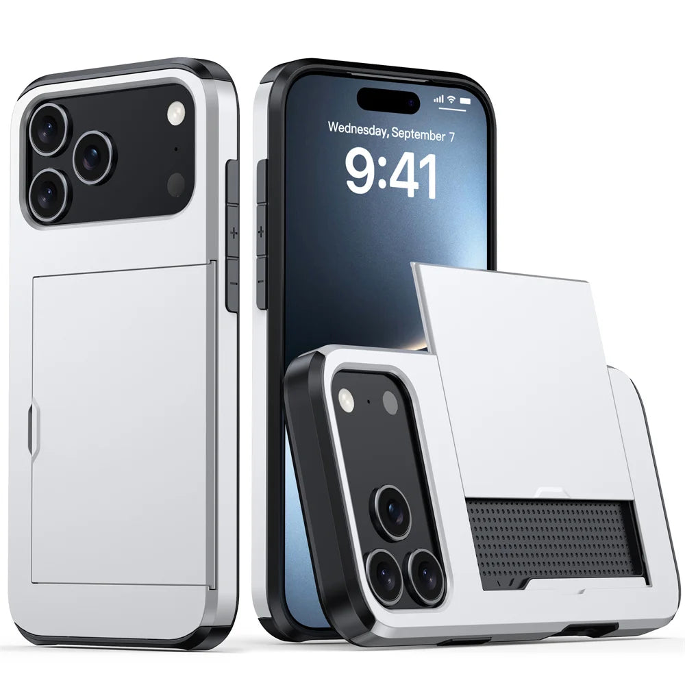 Armor Wallet Card Holder case for IPhone