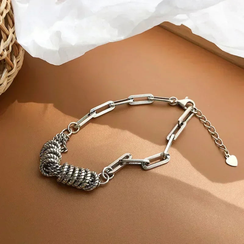 4pcs Bracelet Suit Fashion Green Grandmother Diamond Stretch Bracelet Women's Set