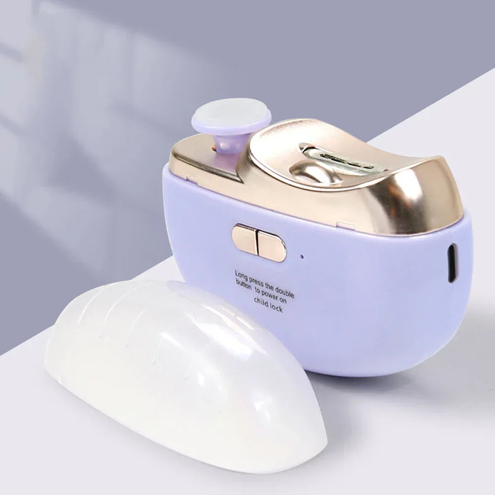 Electric Nail Clipper & Polisher with Light