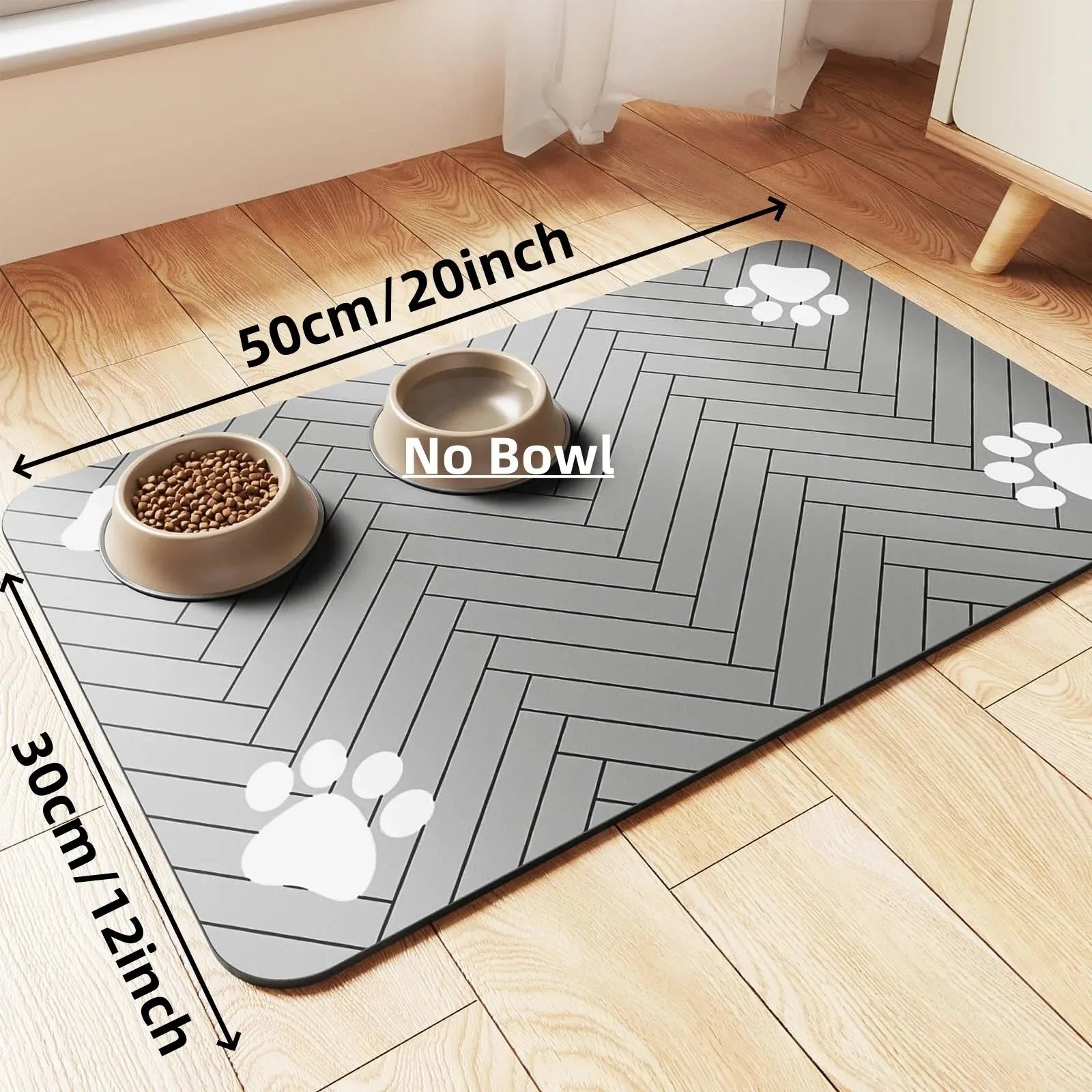 Diatom mud cat dog pet, dirt resistant, easy to maintain, feeding mat, home pet feeding