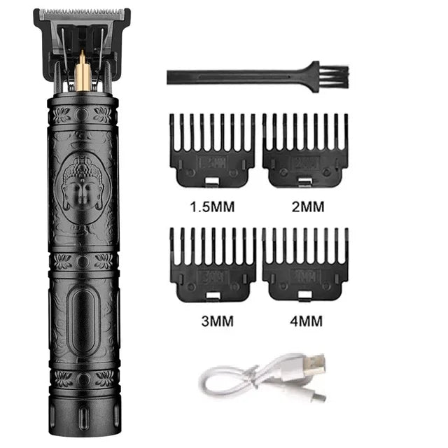 Professional Hair Clipper Cordless Electric Hair Trimmer For Men USB Rechargeable