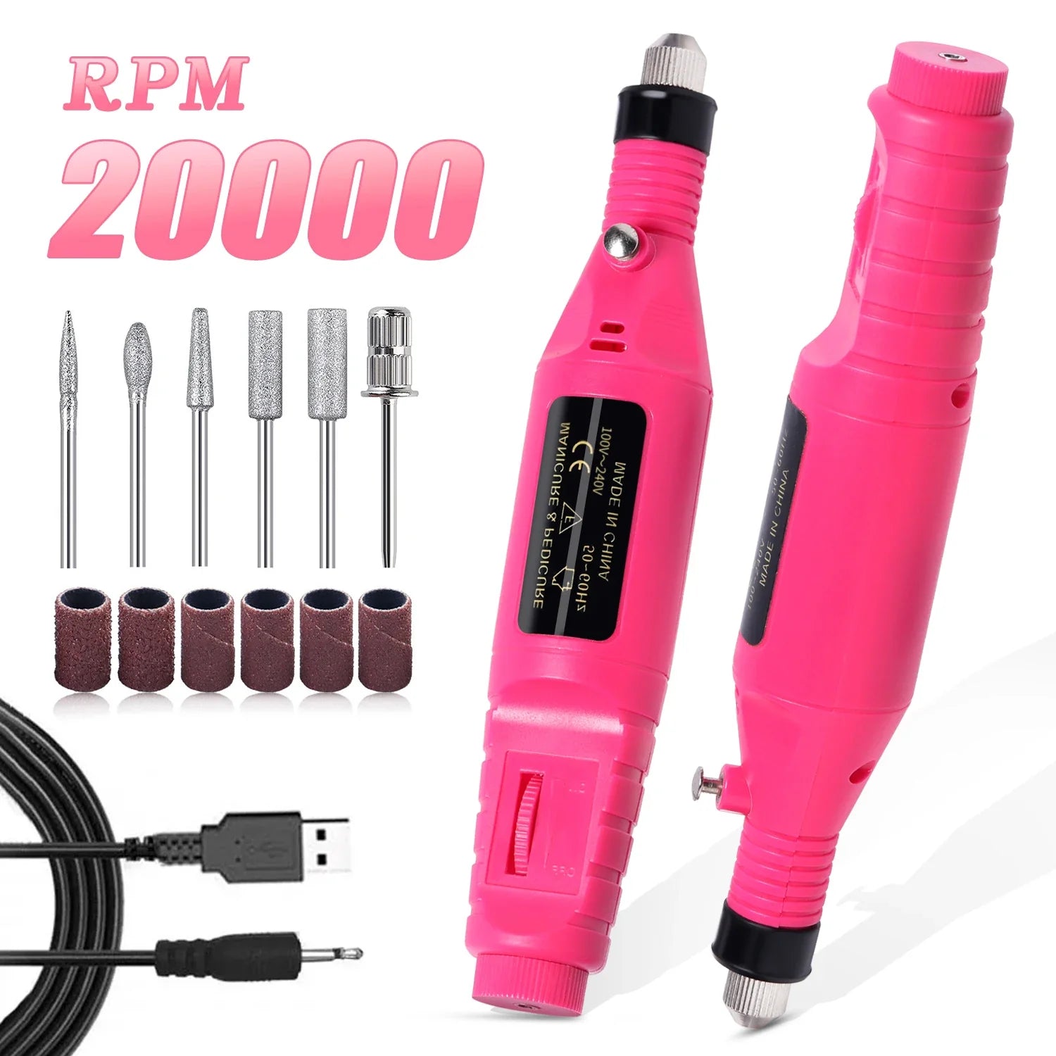 Electric Nail Sander Set Nail Drill Machine