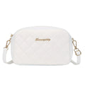 Tassel Small Messenger Bag Lingge Embroidery PU Leather Fashion Crossbody