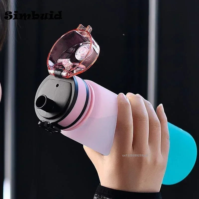 HydraFlow 1L Sports Water Bottle Leakproof Portable Gym Travel Drinking Jug