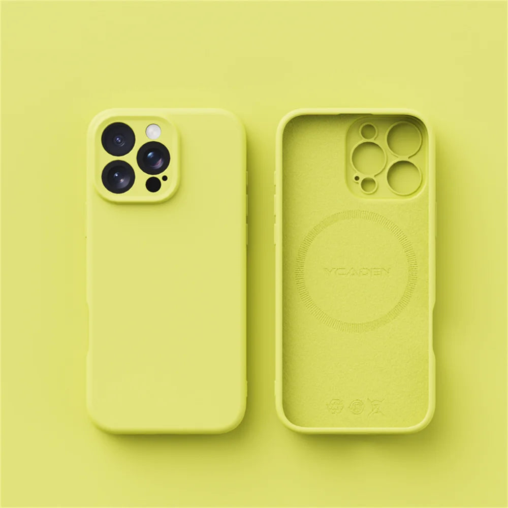 Silicone Magsafe Phone Case  (iPhone 17, 16, 15, 14, 13, 12 Pro Max, 16 Plus, 17 Air)