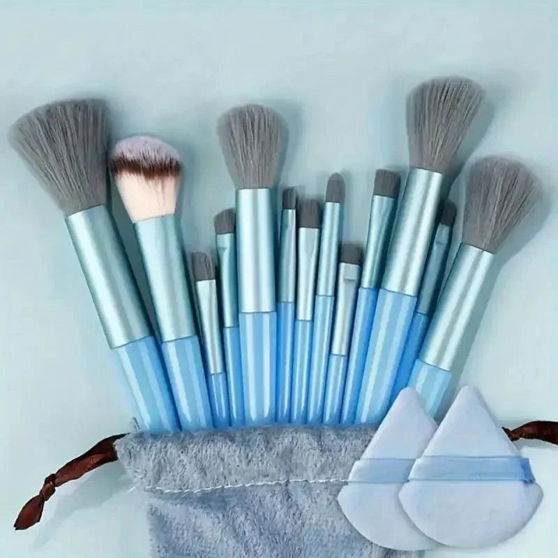 Professional 13–16Pcs Makeup Brush Set with Bag