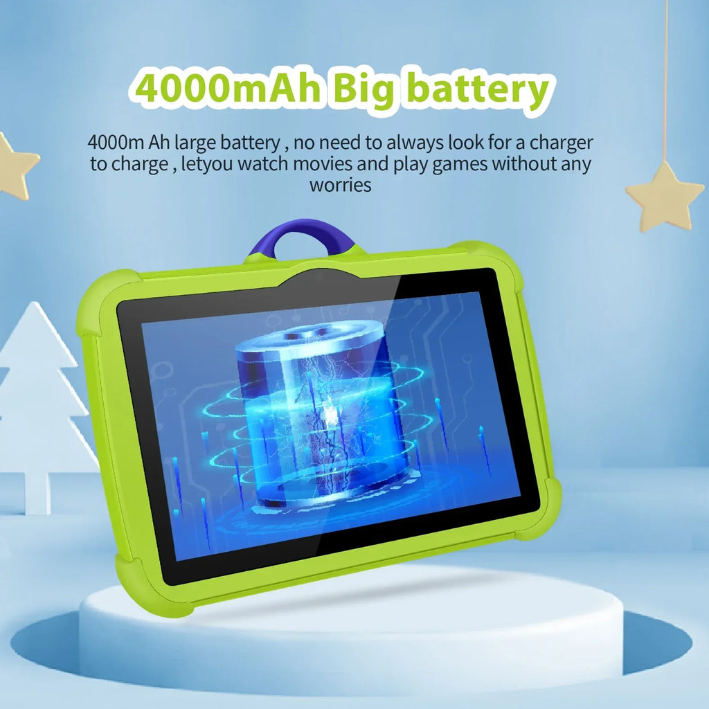 KidBright 7 Inch Android Kids Tablet Quad Core 4GB RAM 64GB ROM Play - Learn Fun