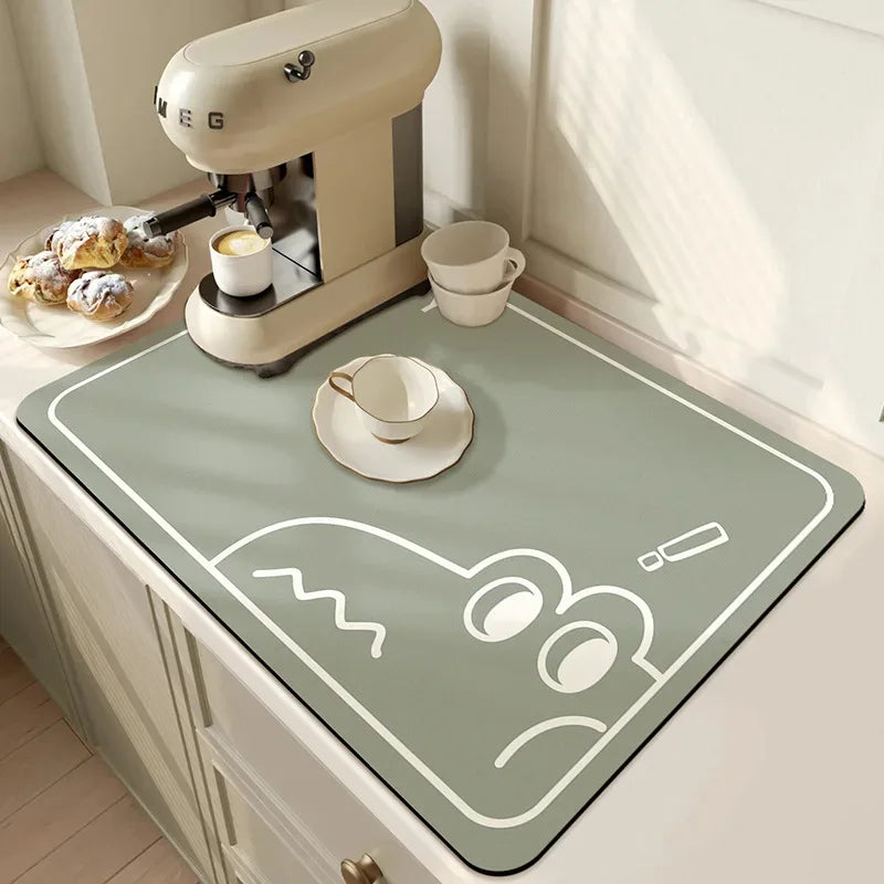 Super Absorbent Kitchen & Dish Drying Mat