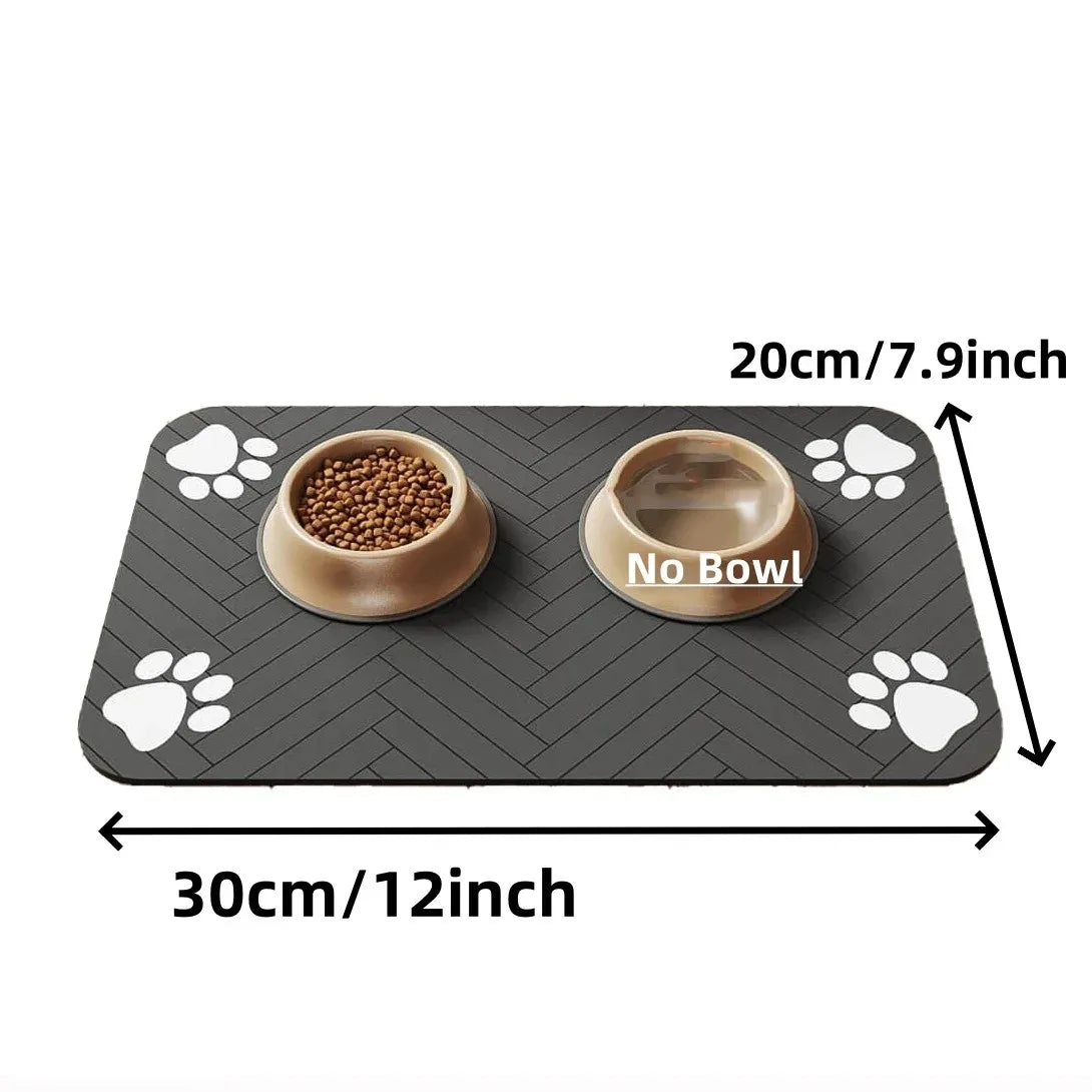 Diatom mud cat dog pet, dirt resistant, easy to maintain, feeding mat, home pet feeding