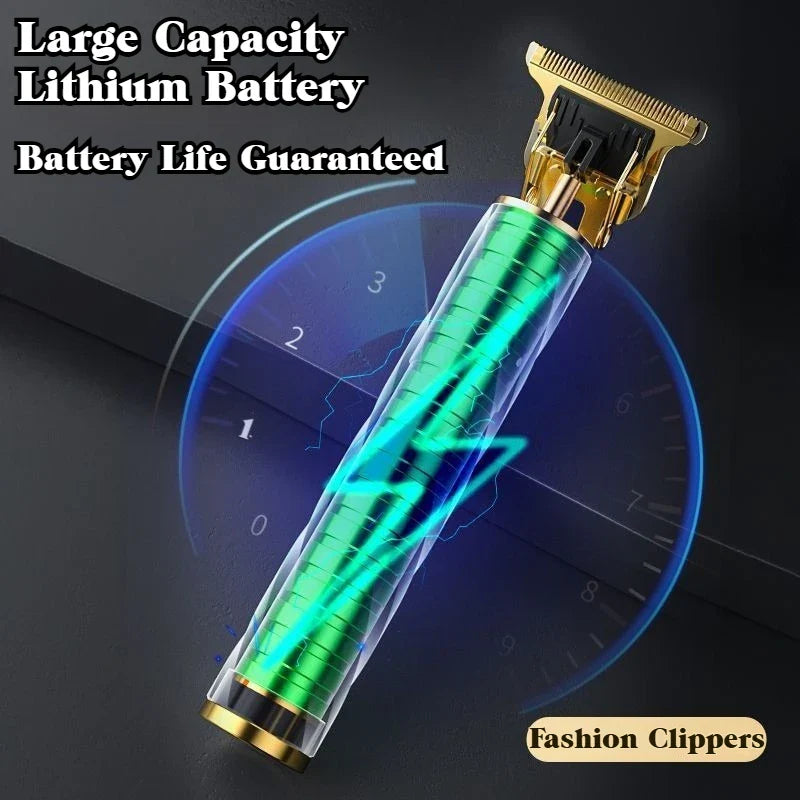 Professional Hair Clipper Cordless Electric Hair Trimmer For Men USB Rechargeable